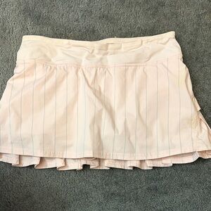 lululemon athletica Light Pink Pinstripe Circle Skirt